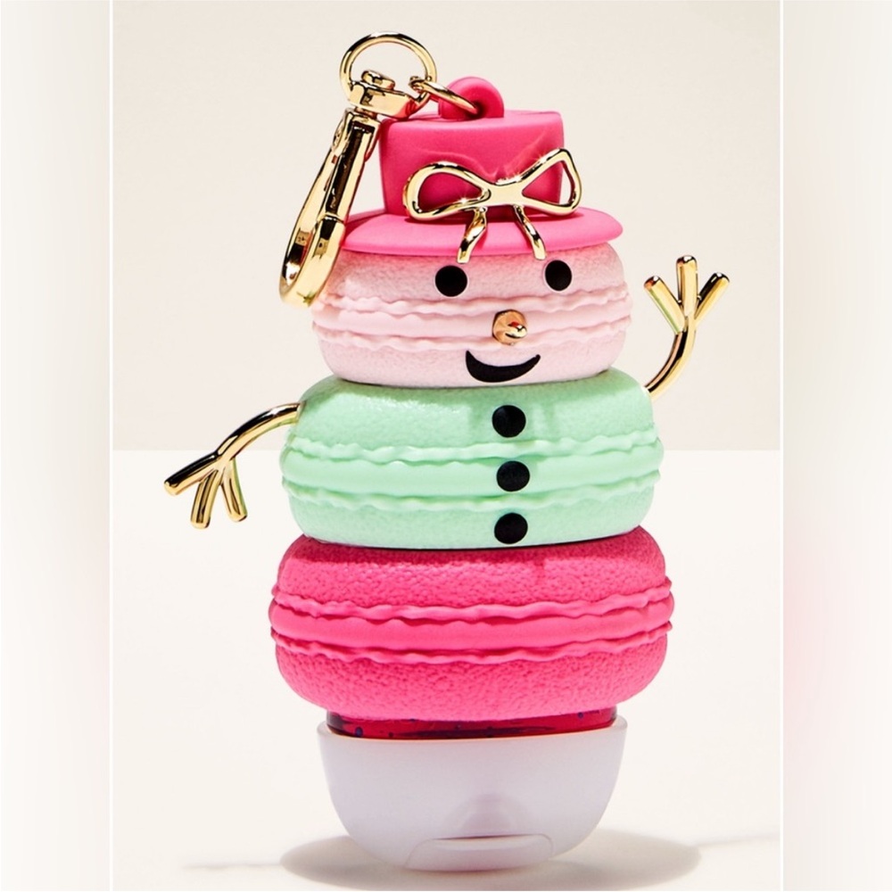 B&B Colorful Macaron Snowman germ x holder Keychain